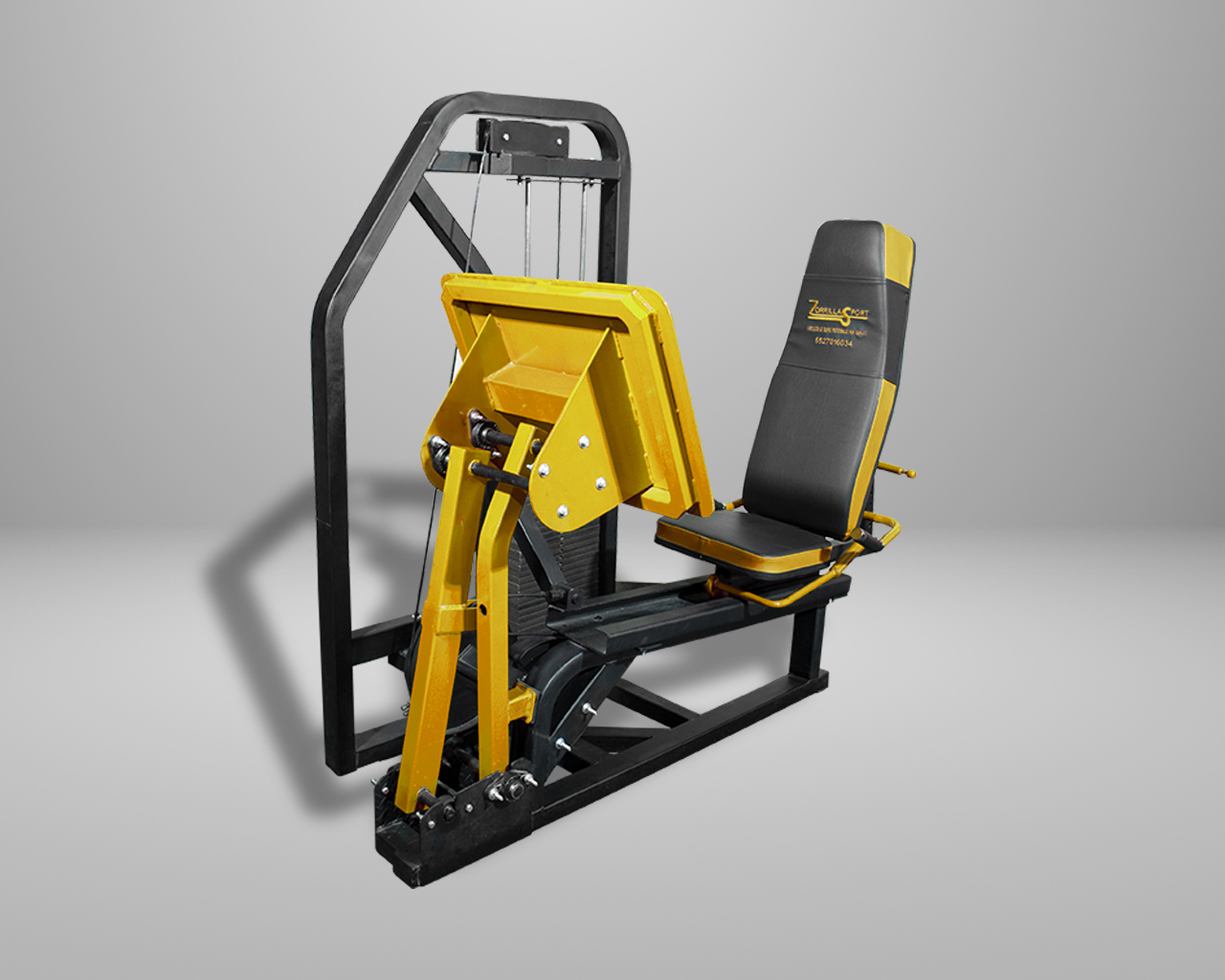 Prensa para pierna con peso integrado